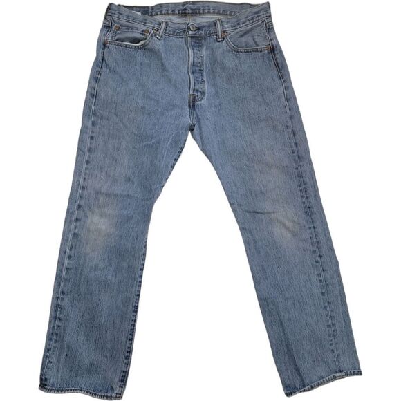 Levi's 501 Button fly 33 x 30 High waist Wedgie - Picture 3 of 13